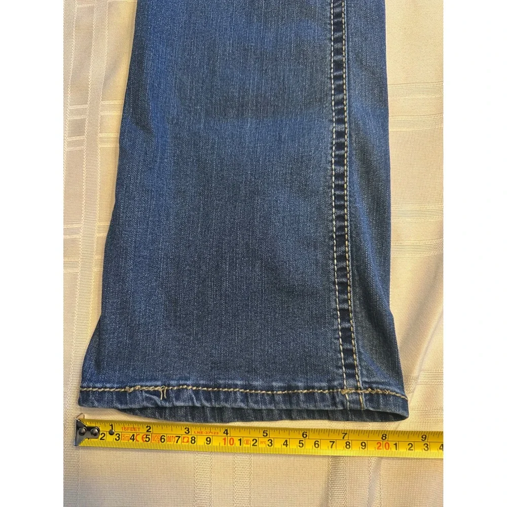 WallFlower Jeans Women 9 Blue Luscious Curvy Fit Bootcut WBM08234B Embroidered